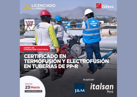 Nuevo curso sobre Termofusión y Electrofusión en PP-R con el Instituto Capeco